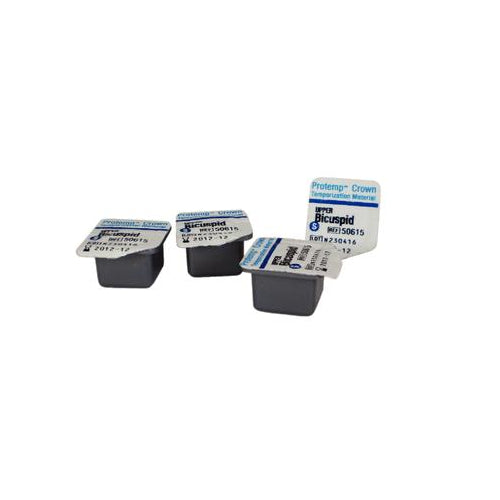 3M ESPE 50615 Protemp Crown Temporization Material Upper Small Bicuspid Shells 5/Pk 3M ESPE 50615 Protemp Crown Temporization Material Upper Small Bicuspid Shells 5/Pk